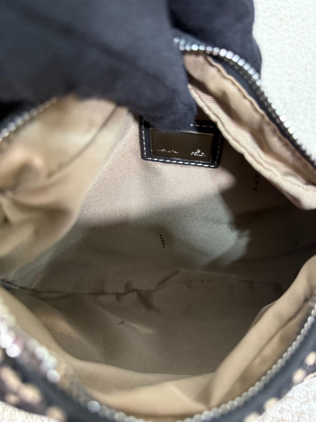 Fendi Zucchino Vintage Oyster Bag