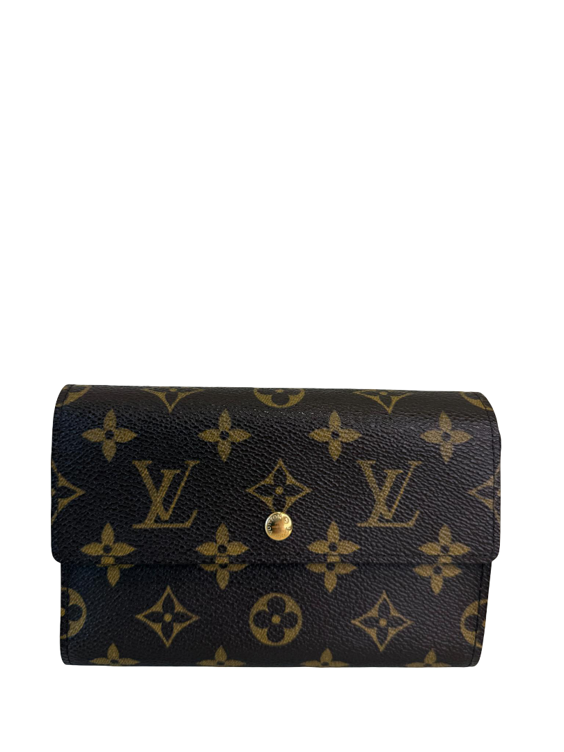 Louis Vuitton Porte Tresor Etui Papier Monogram Canvas Wallet