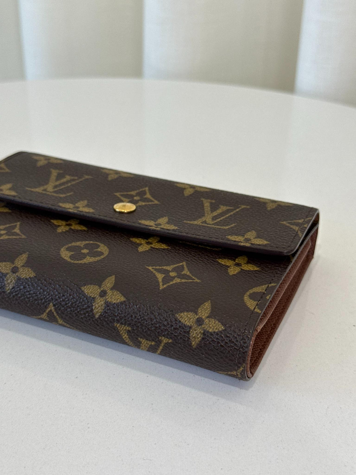 Louis Vuitton Porte Tresor Etui Papier Monogram Canvas Wallet