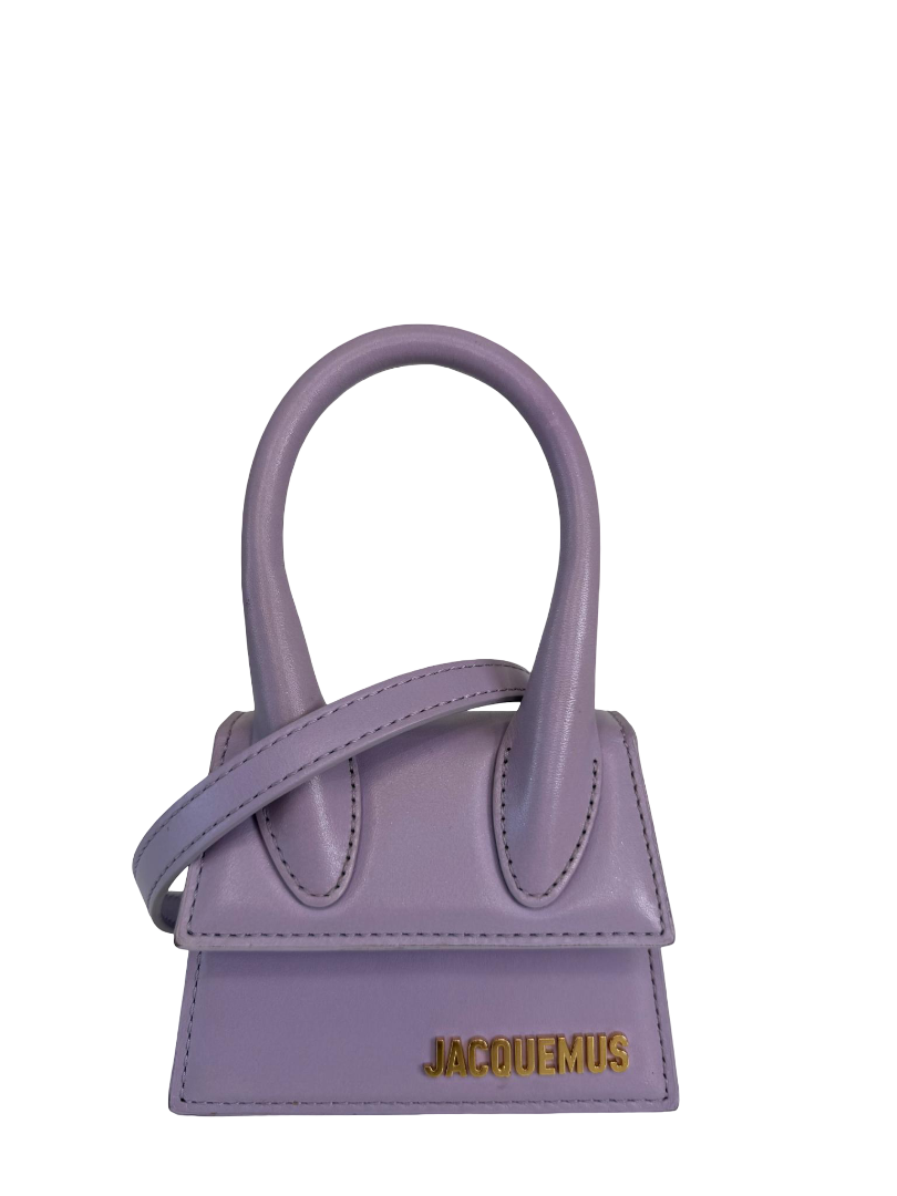 Jacquemus Le Chiquito Mini Lilac Leather Handbag