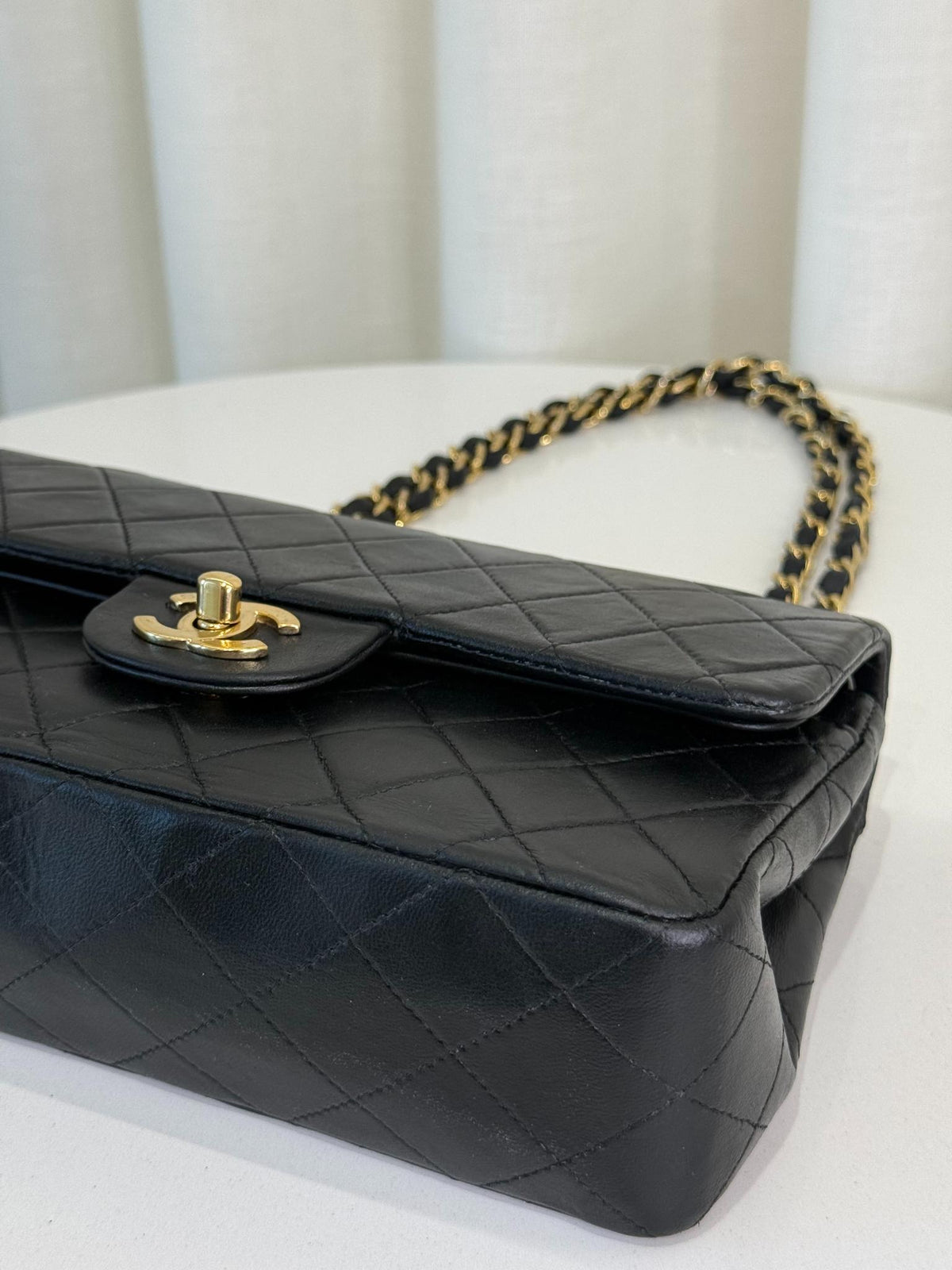 Chanel Classic Double Flap Small Black Lambskin Gold Hardware