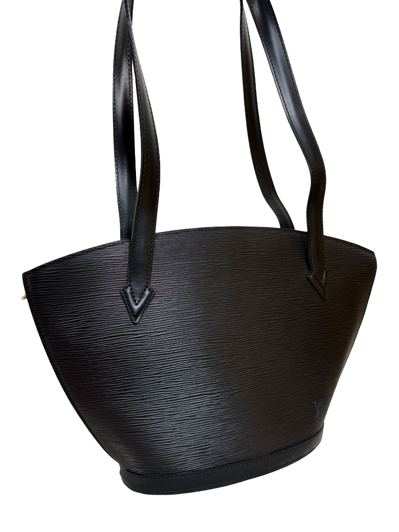 Louis Vuitton Saint Jacques Black Epi Leather Shoulder Bag