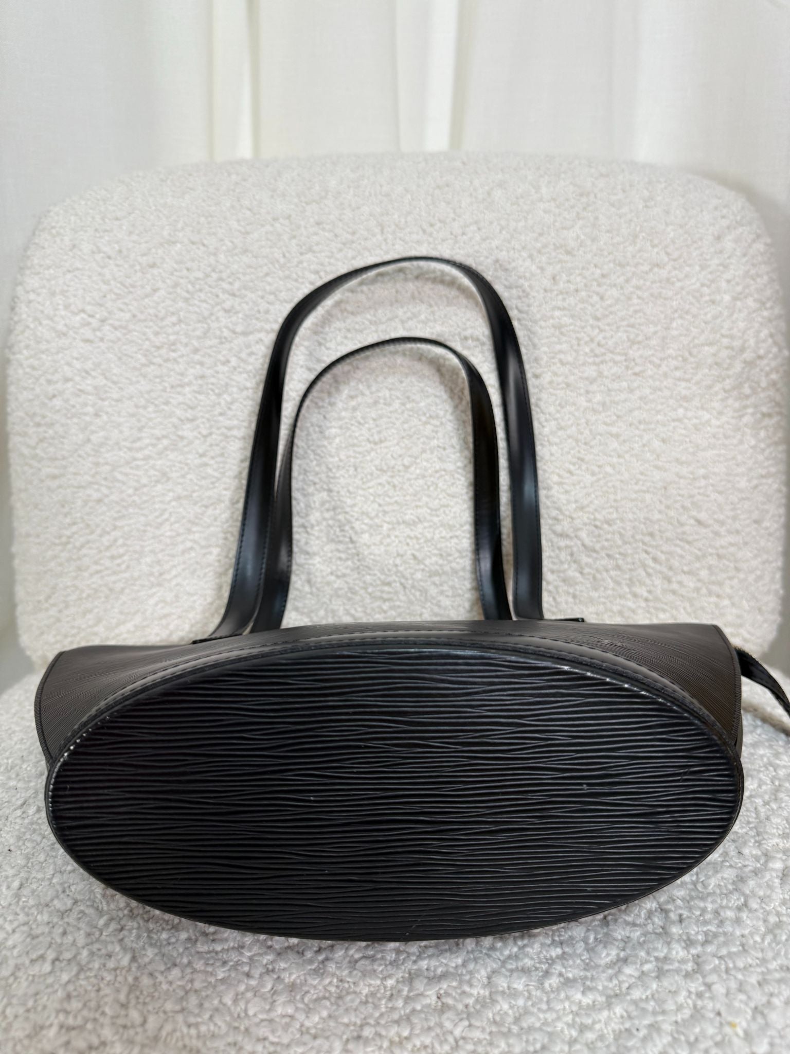 Louis Vuitton Saint Jacques Black Epi Leather Shoulder Bag