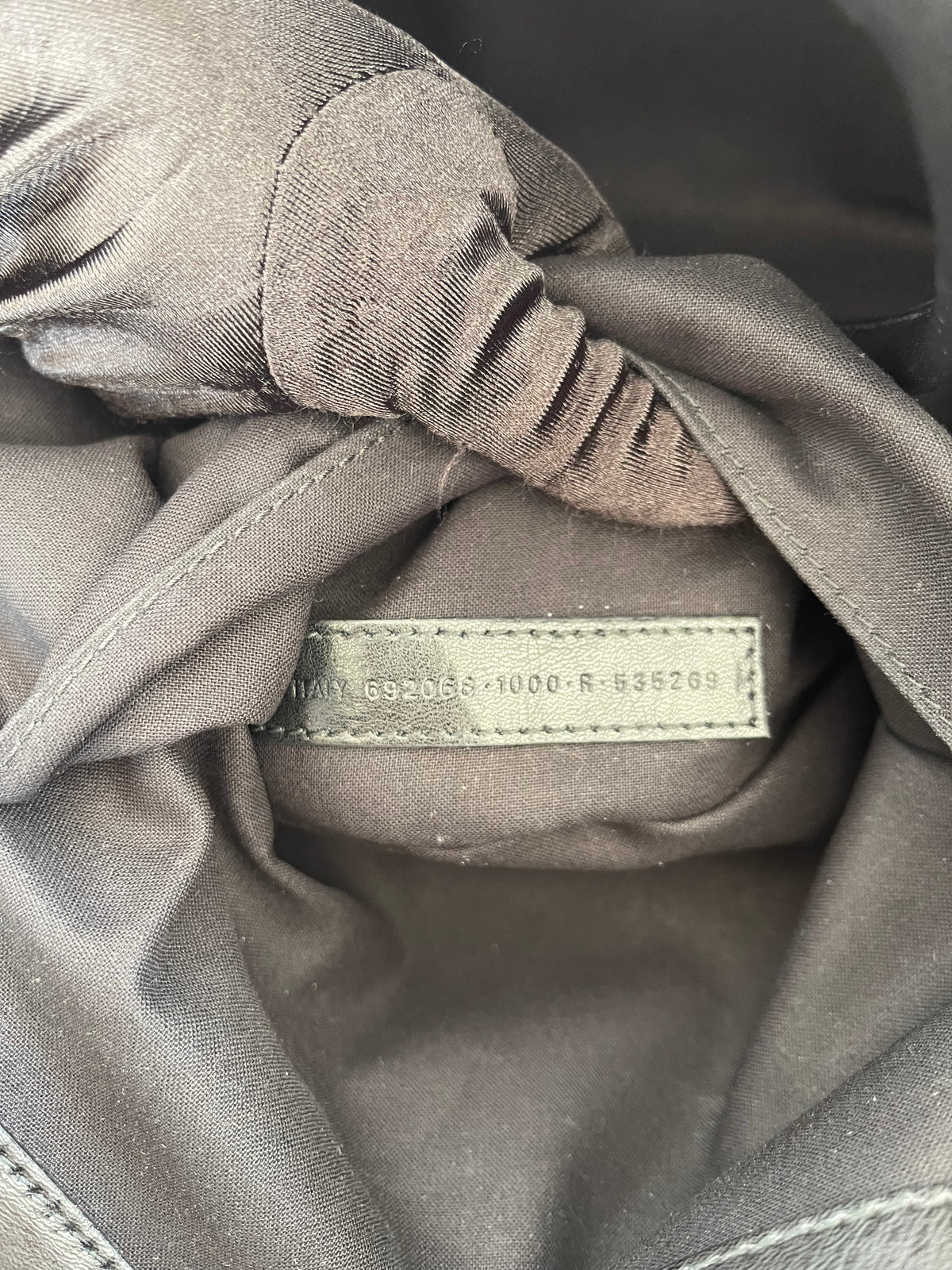 Balenciaga Embossed Logo Jumbo Leather Tote Bag Black