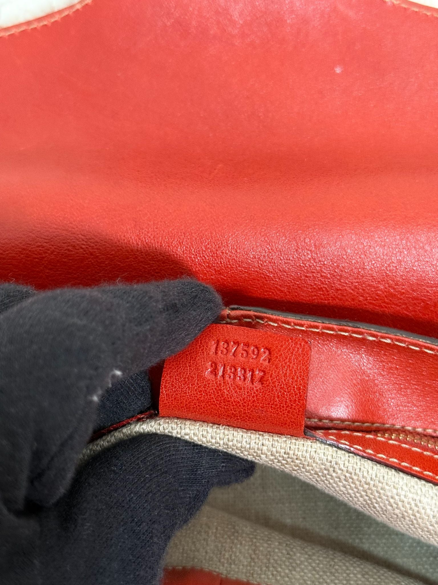 Gucci Horsebit Pelham Off White Canvas/Leather Shoulder Bag