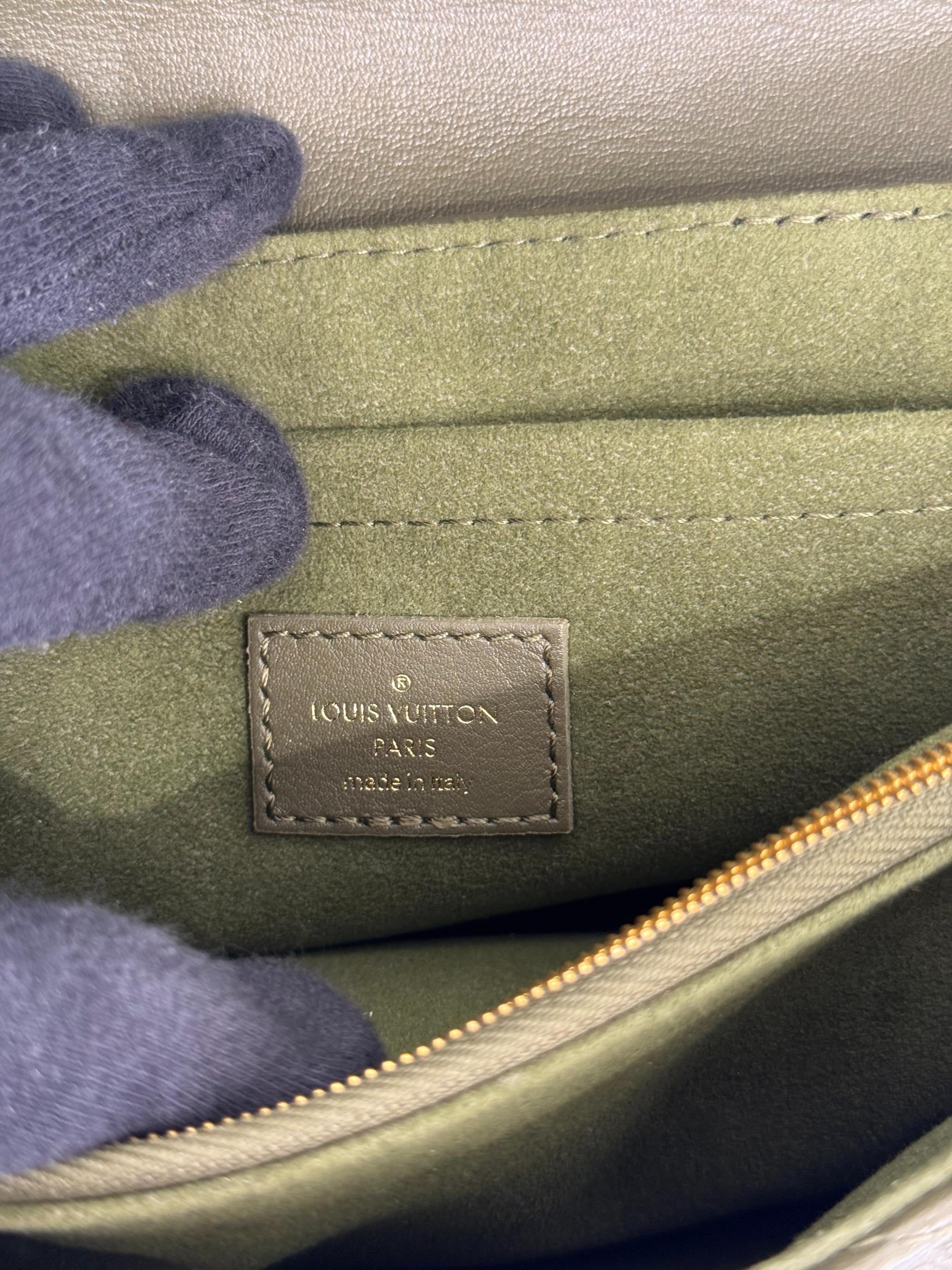 Louis Vuitton New Wave Smooth Cow Leather Khaki Green