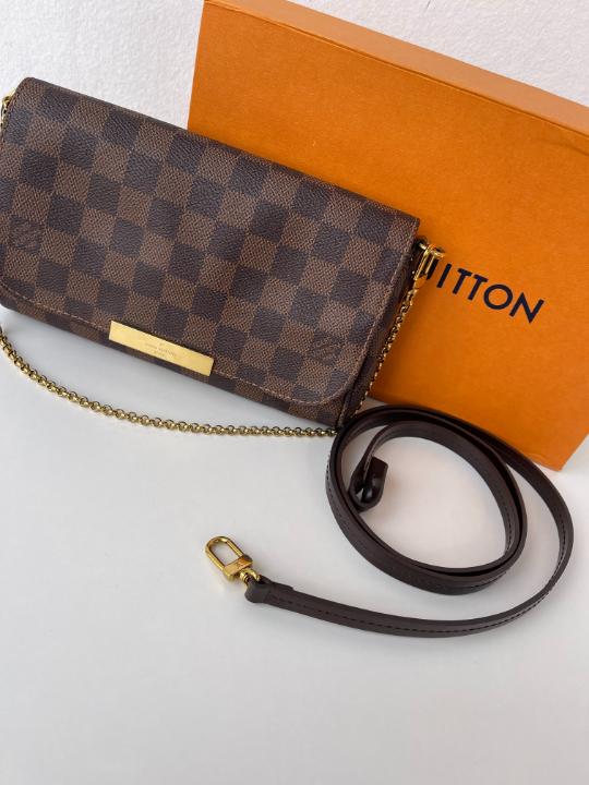 Louis Vuitton Favorite PM Bag Damier Ebene Canvas