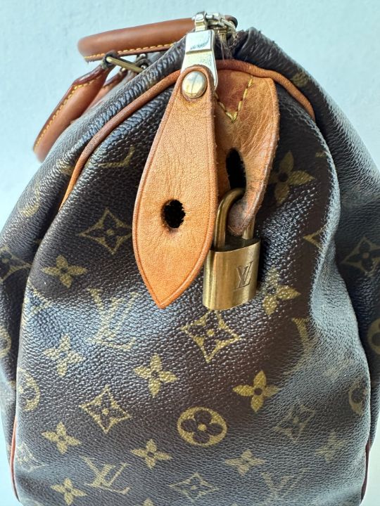 Louis Vuitton Monogram Canvas Speedy 35 Bag