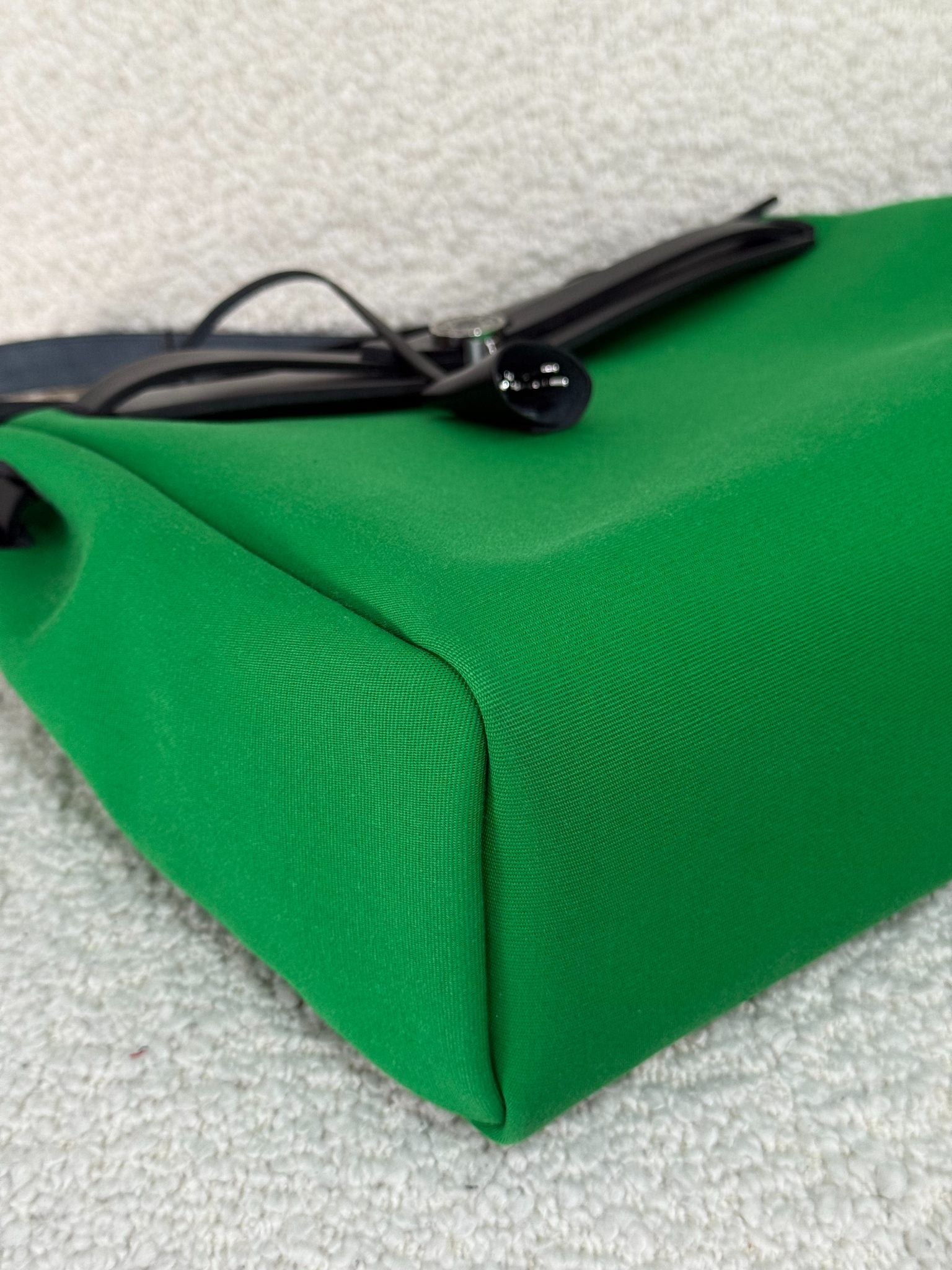 Hermès Herbag Zip 31 Laque Bag Green Palladium Hardware