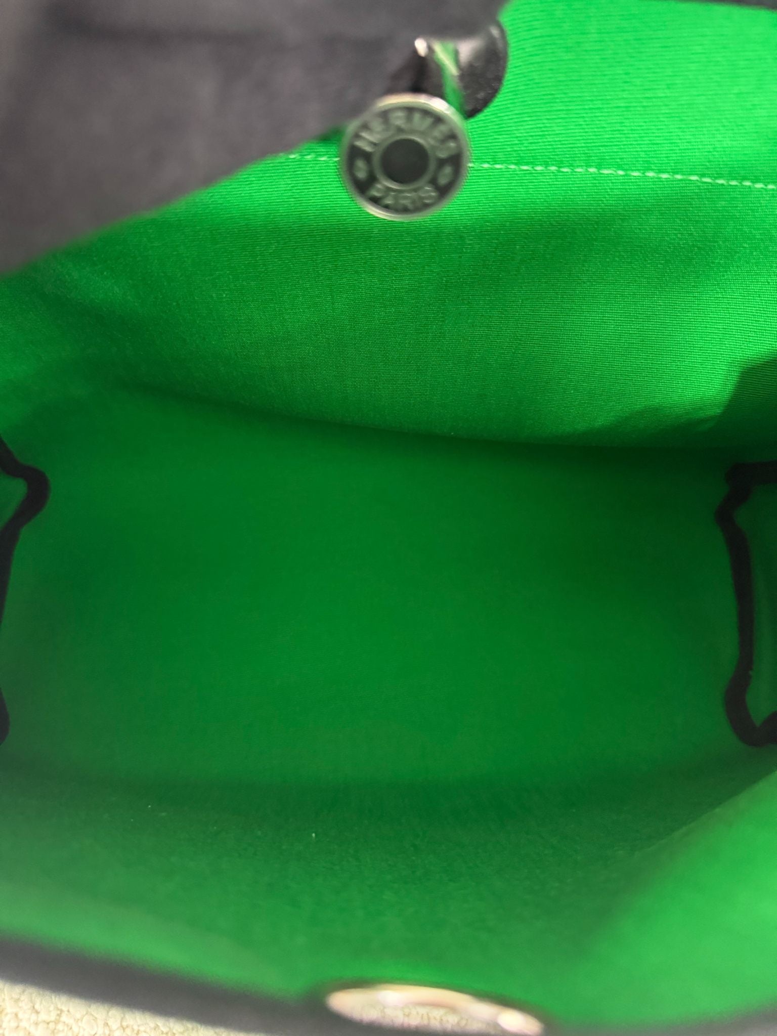 Hermès Herbag Zip 31 Laque Bag Green Palladium Hardware