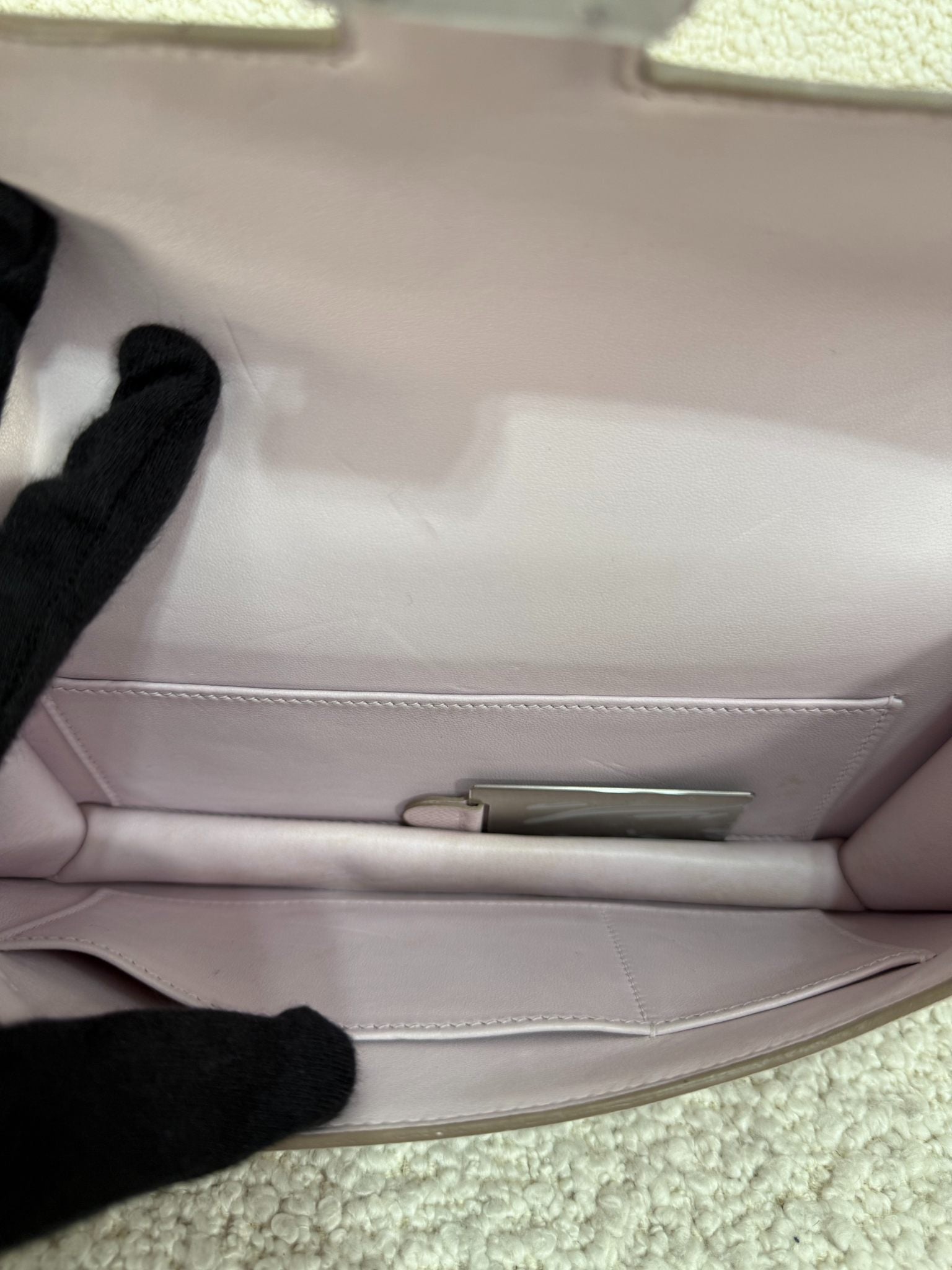 Hermès Constance Elan Mauve Pale Epsom Leather Palladium Hardware