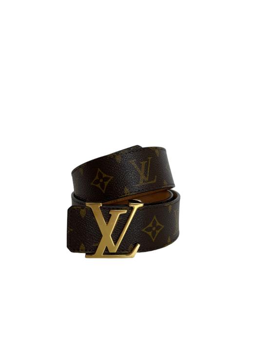 Louis Vuitton Initials Belt In LV Buckle Monogram Canvas