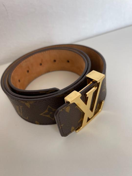 Louis Vuitton Initials Belt In LV Buckle Monogram Canvas