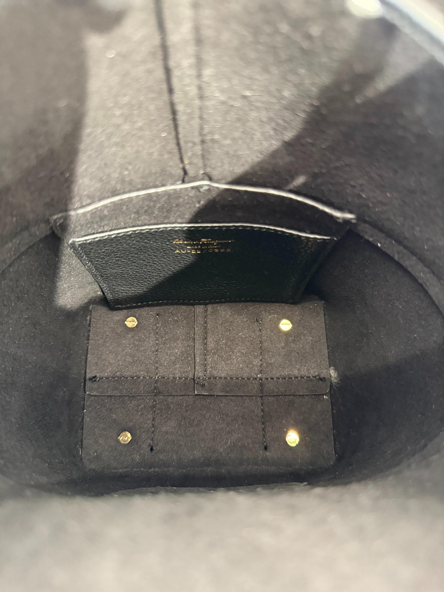 Salvatore Ferragamo Gancini Mini Bucket Bag