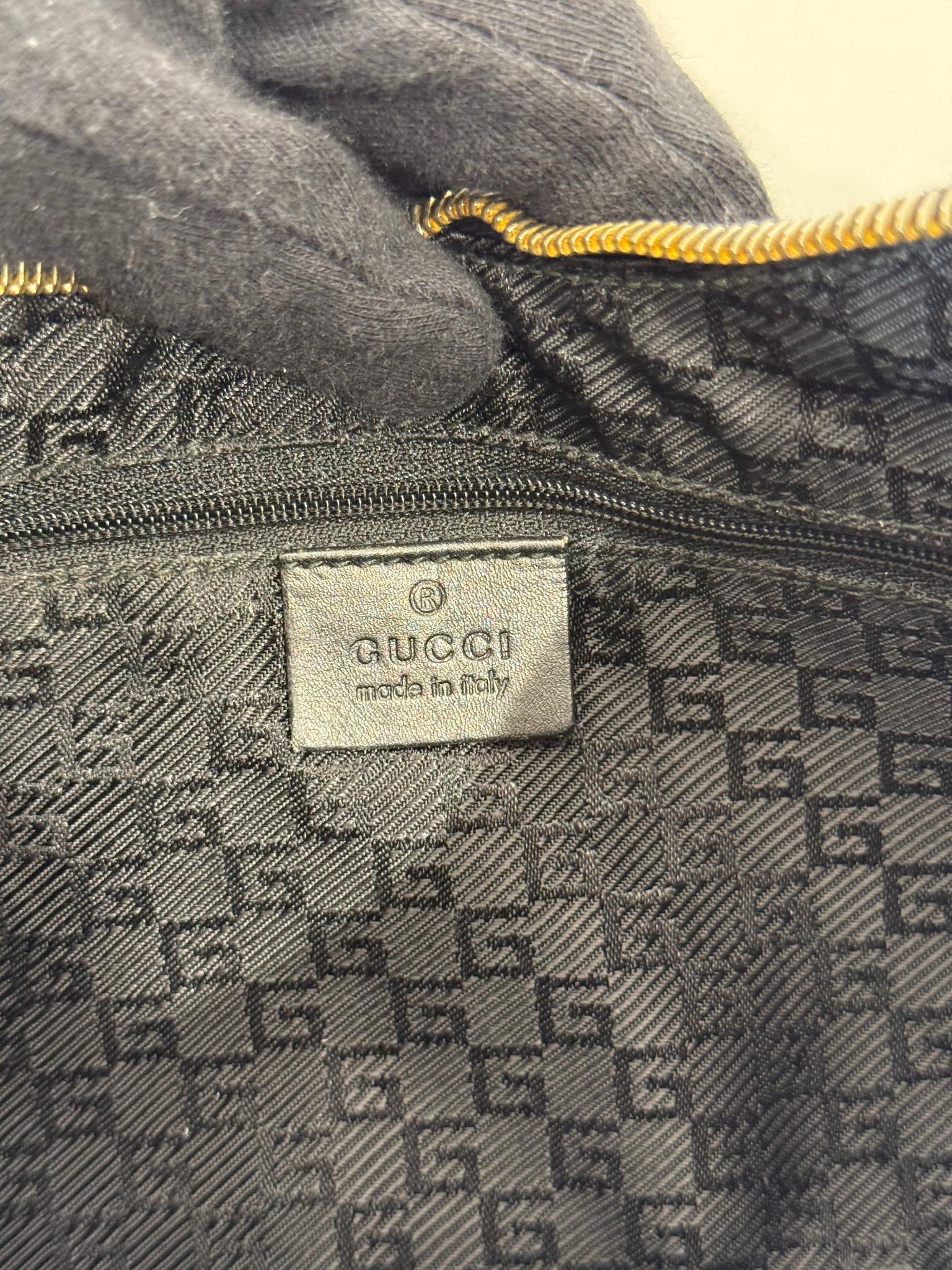 Gucci Jackie Vintage ‘90s Black Shoulder Bag