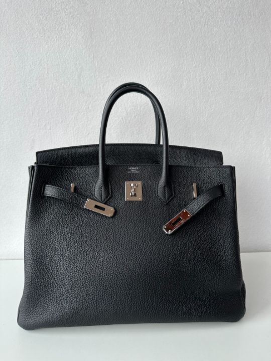 Hermès Birkin 35 Black Togo Palladium Hardware