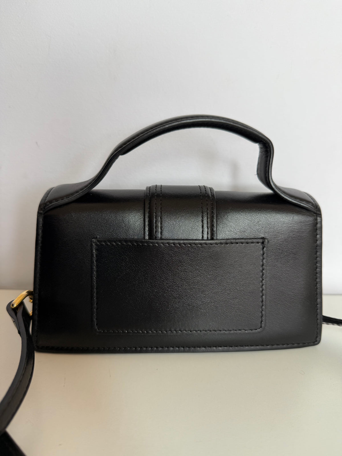 Jacquemus Le Bambino Black Leather Crossbody Bag