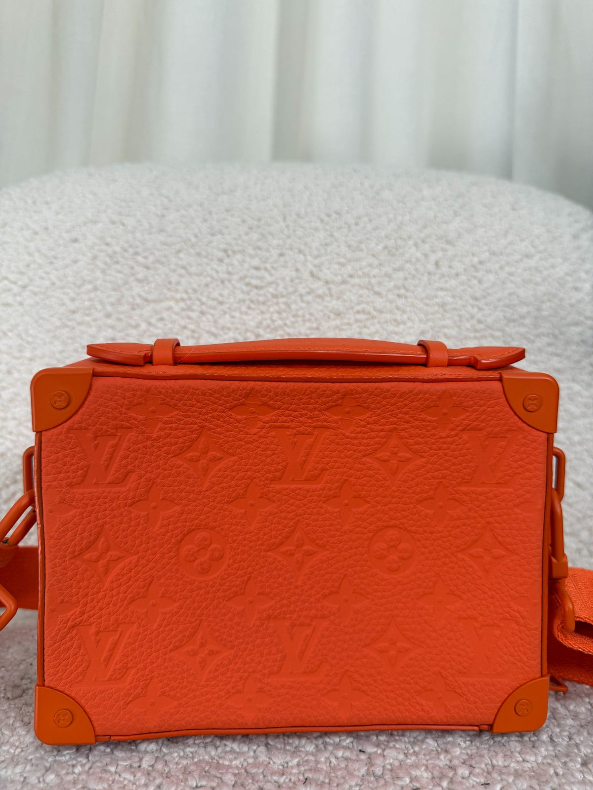Louis Vuitton Soft Trunk Taurillon Monogram Orange