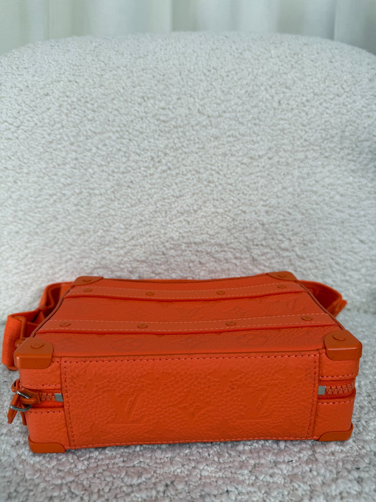 Louis Vuitton Soft Trunk Taurillon Monogram Orange