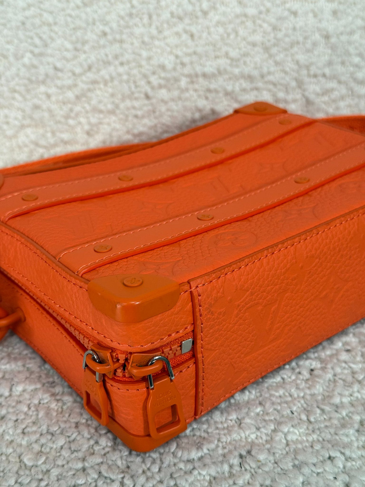 Louis Vuitton Soft Trunk Taurillon Monogram Orange