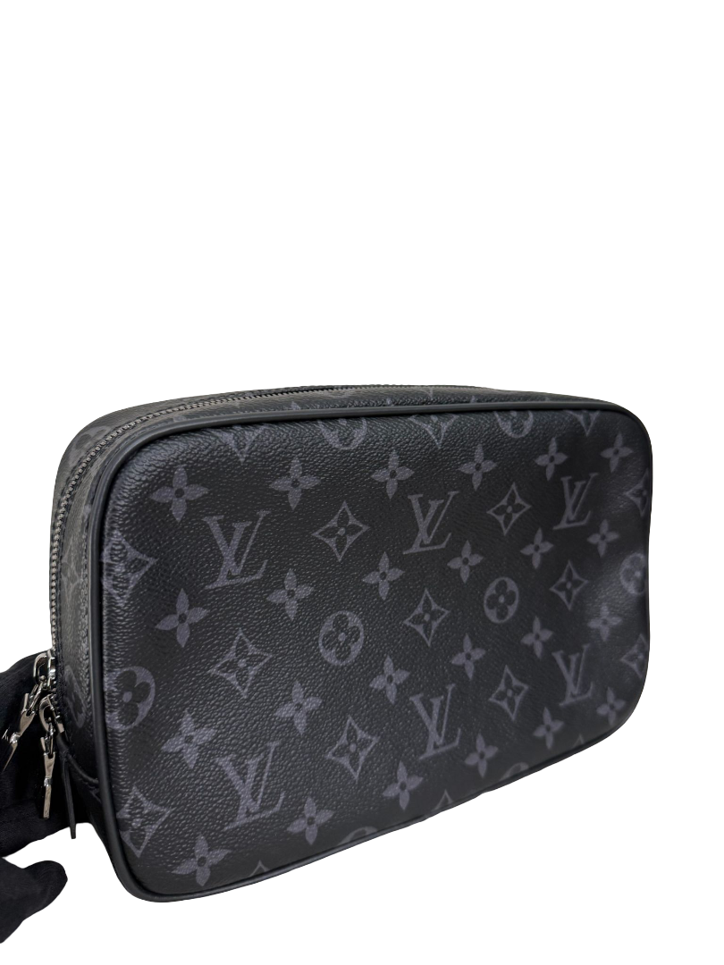 Louis Vuitton Toilet Pouch GM Monogram Eclipse Canvas