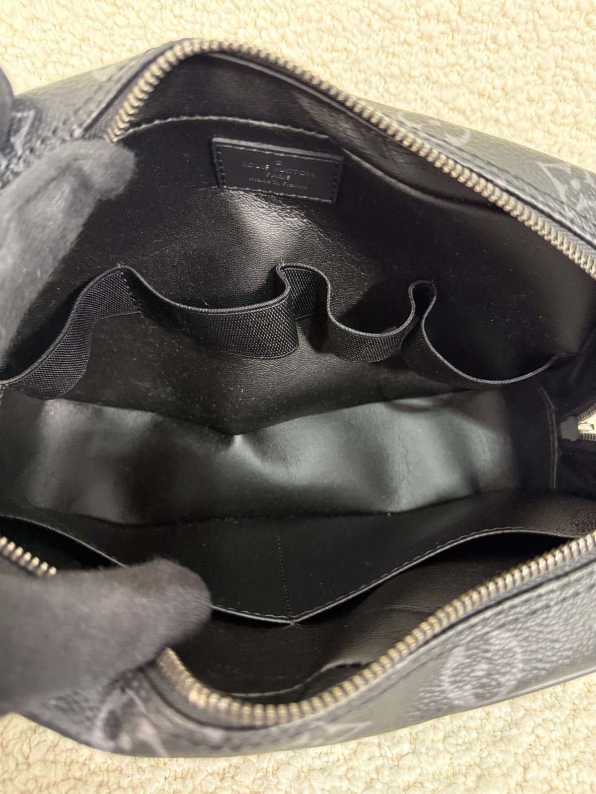 Louis Vuitton Toilet Pouch GM Monogram Eclipse Canvas