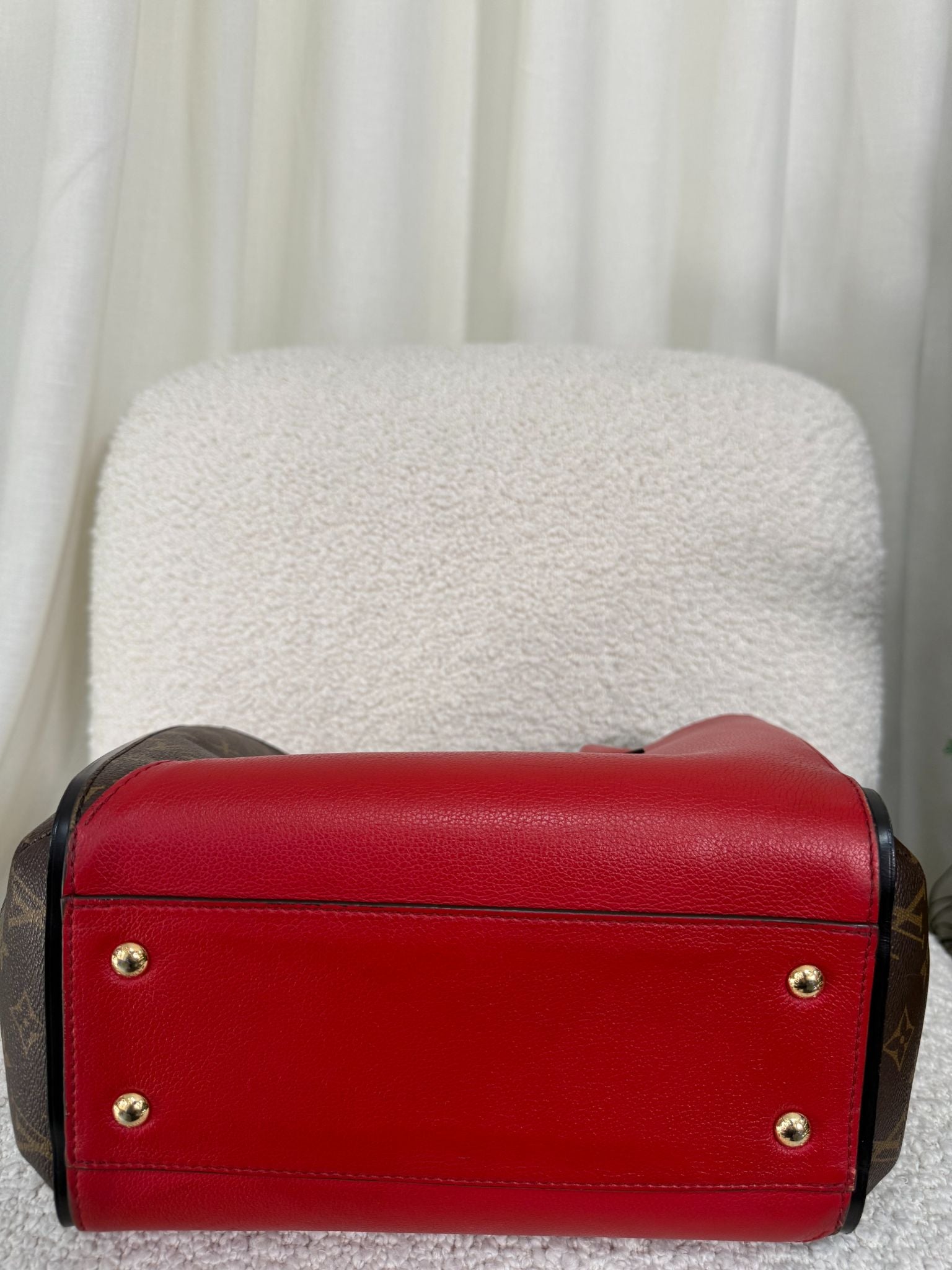 Louis Vuitton Monogram Canvas and Cerise Leather Kimono Tote Bag