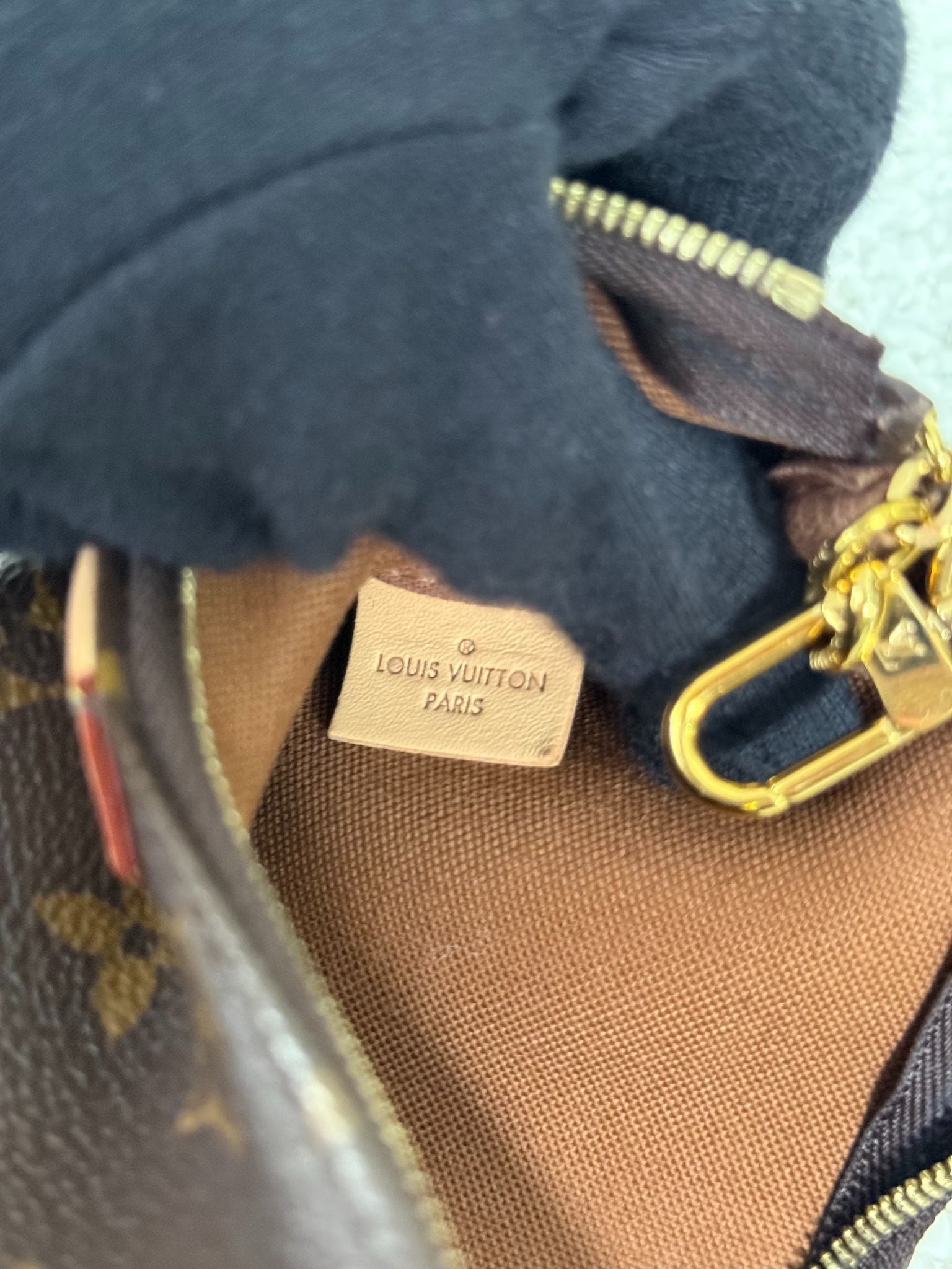 Louis Vuitton Multi Pochette Accessoires Rose Clair Strap Monogram Canvas