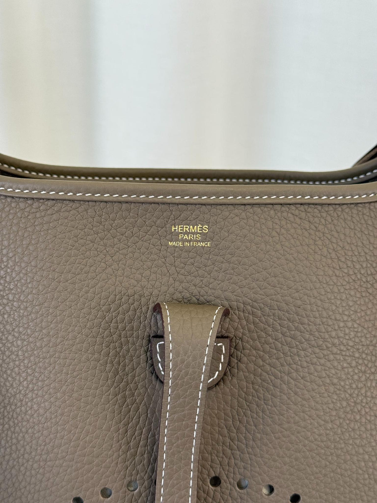 Hermès Evelyne III 29 Etoupe Clemence Leather GHW