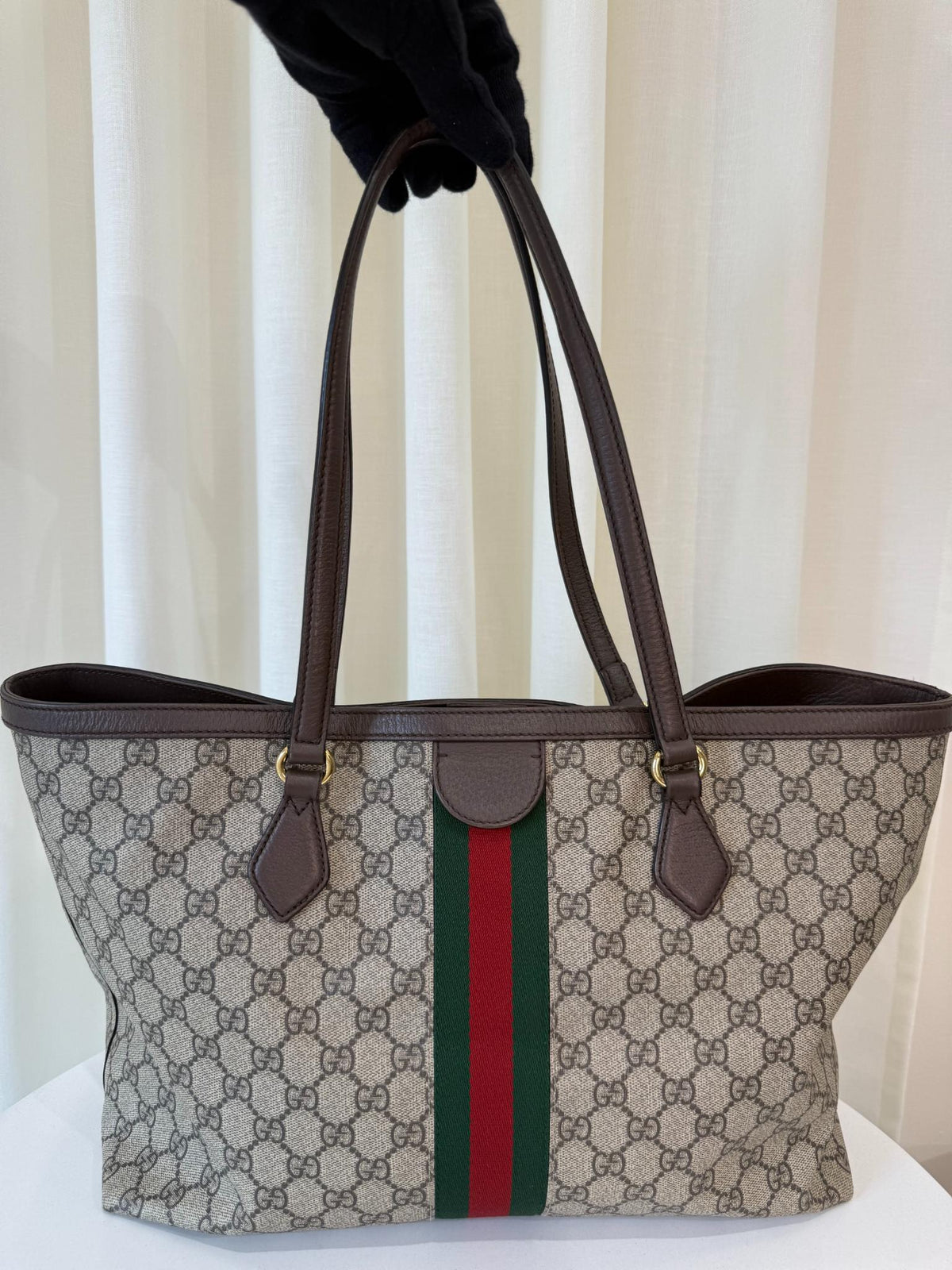 Gucci Medium GG Canvas Ophidia Tote Bag