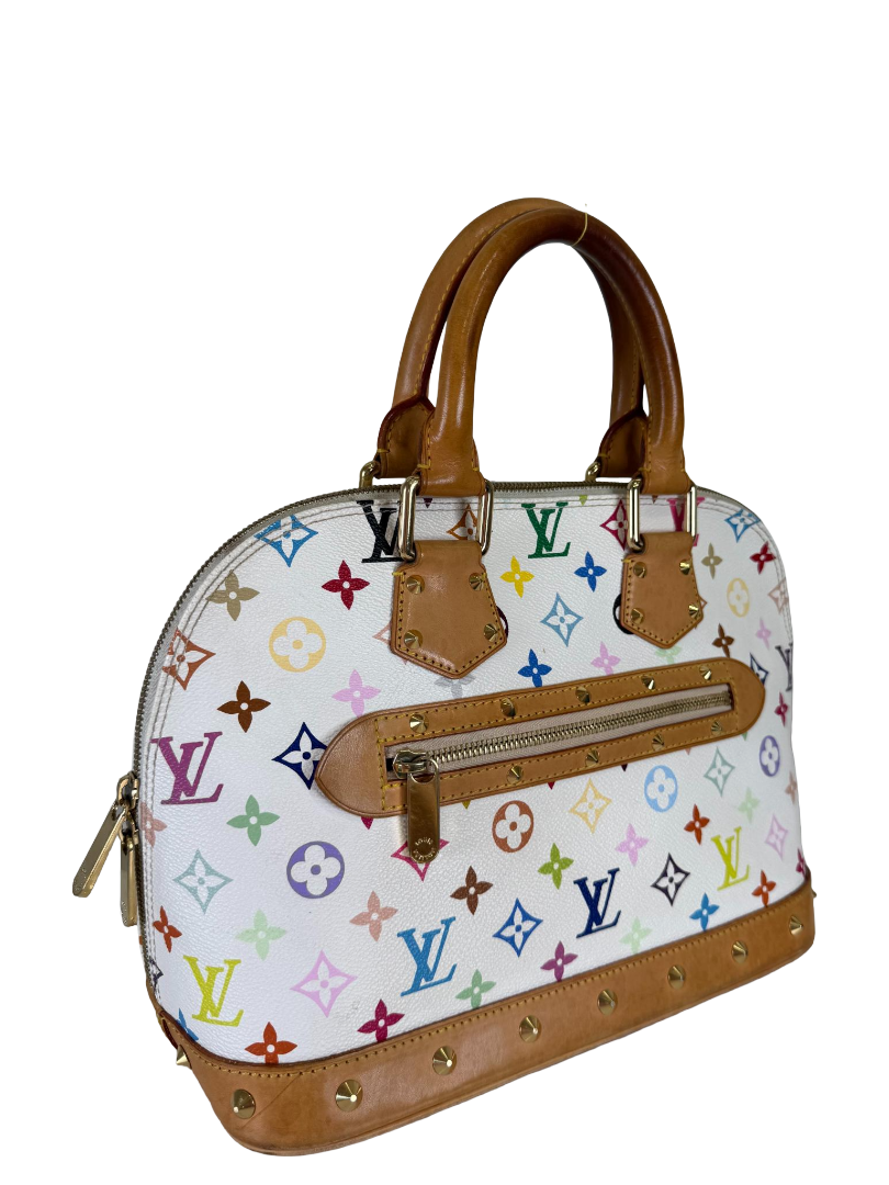 Louis Vuitton x Takashi Murakami Alma PM Monogram Multicolore Canvas