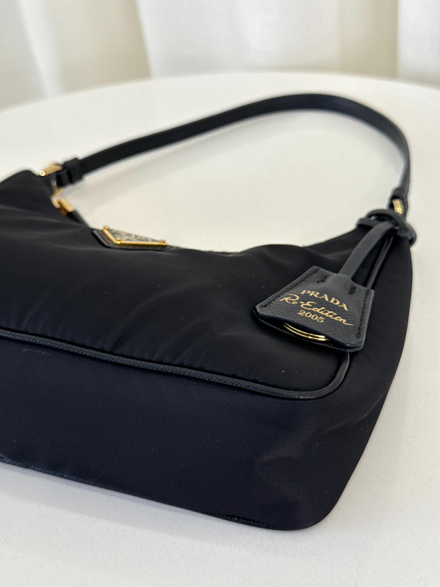 Prada Re-Edition 2005 Re-Nylon Black Pochette