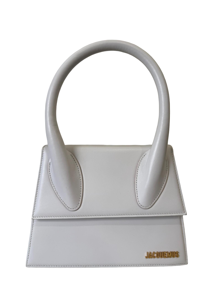 Jacquemus Le Grand Chiquito White Leather Handbag