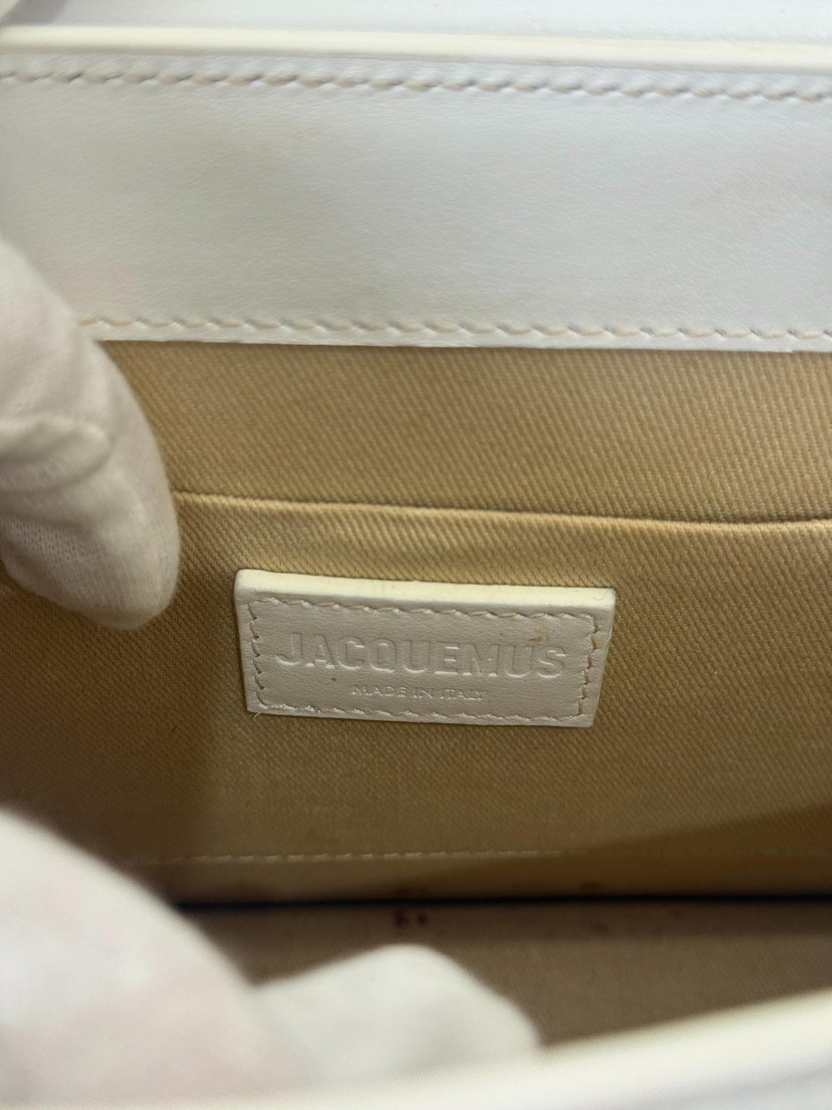 Jacquemus Le Grand Chiquito White Leather Handbag