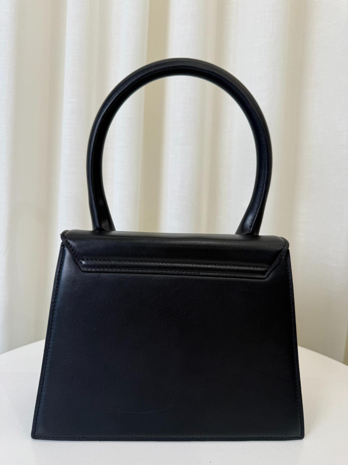 Jacquemus Le Grand Chiquito Black Leather Handbag