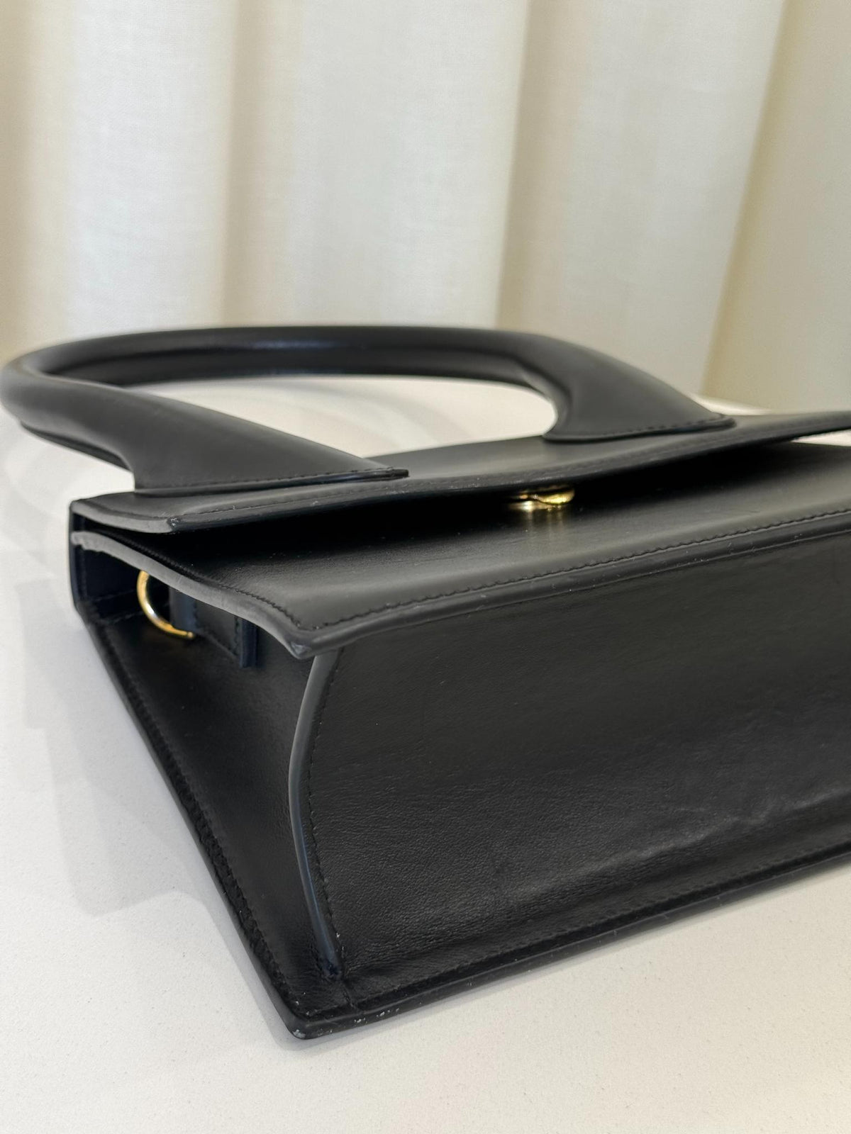 Jacquemus Le Grand Chiquito Black Leather Handbag