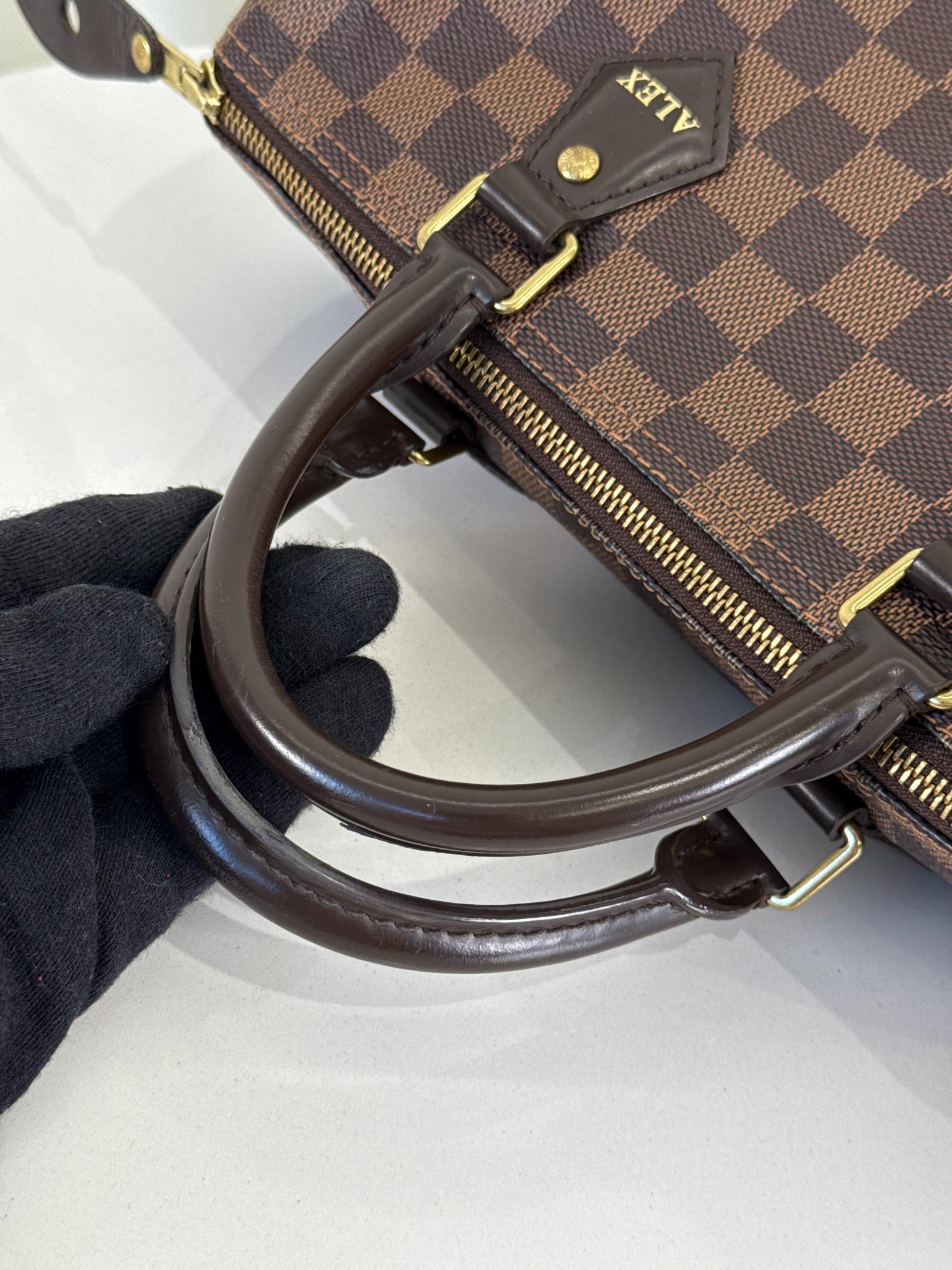 Louis Vuitton Speedy 30 Damier Ebene Canvas