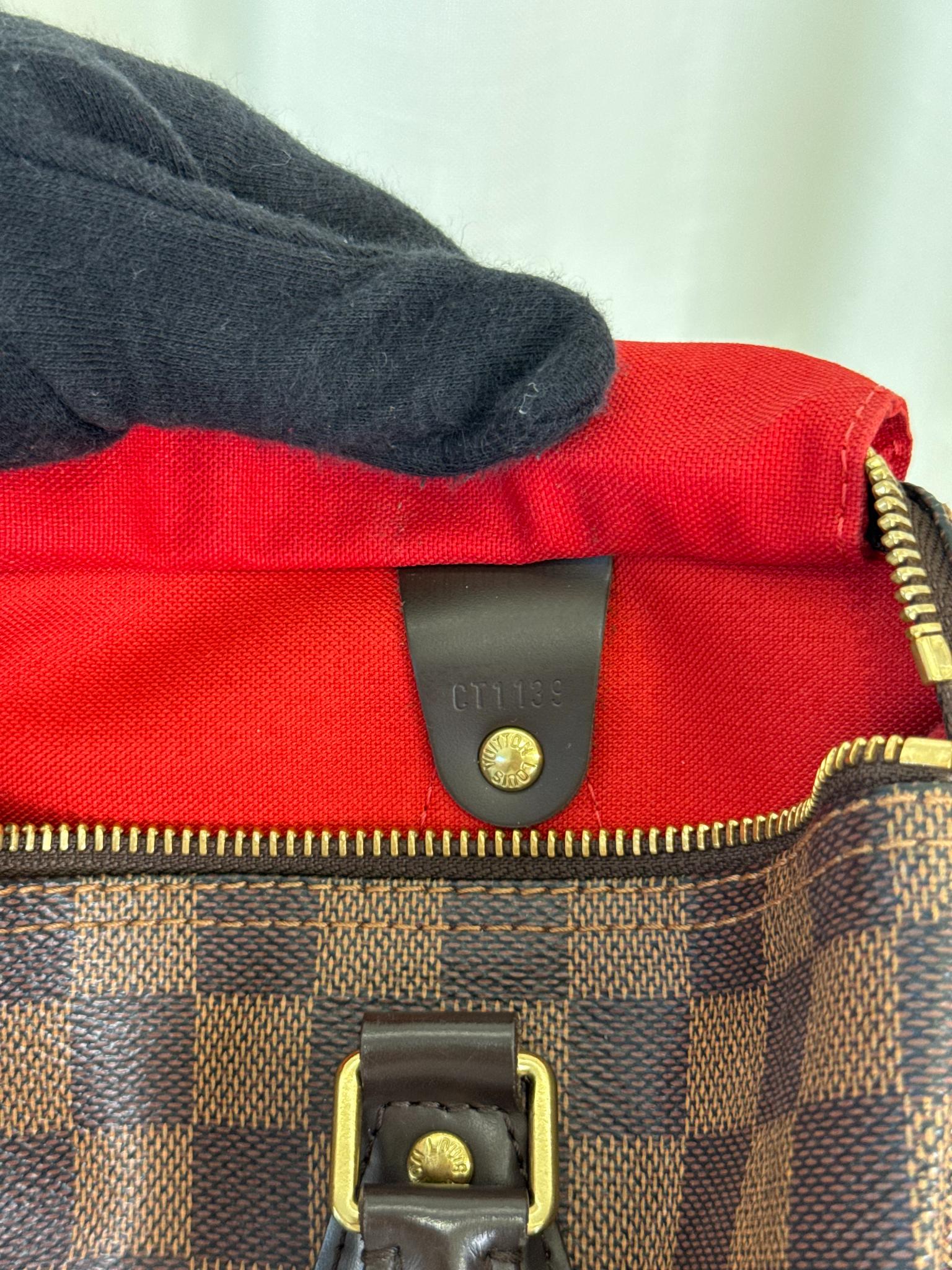 Louis Vuitton Speedy 30 Damier Ebene Canvas