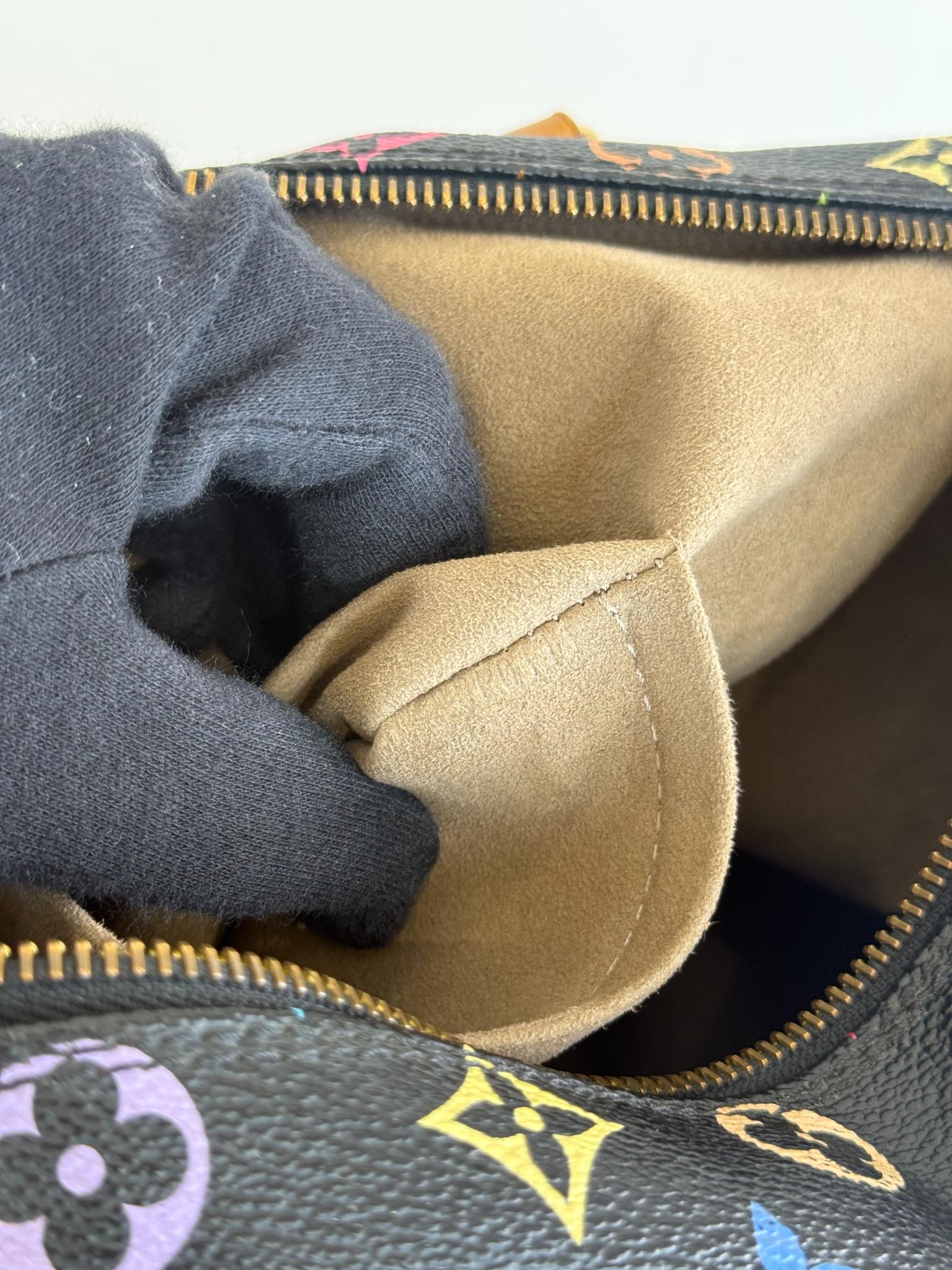 Louis Vuitton x Takashi Murakami Speedy 30 Black Monogram Multicolore