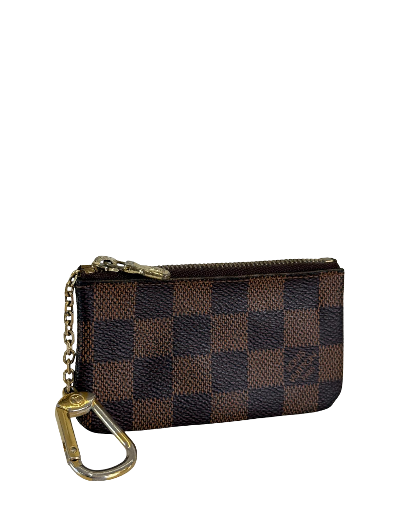 Louis Vuitton Key Pouch Damier Ebene Canvas