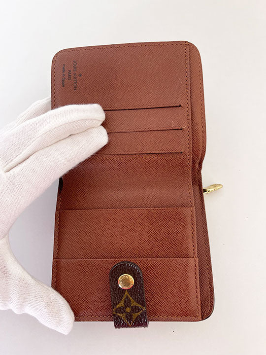 Louis Vuitton Monogram Canvas Compact Zip Wallet