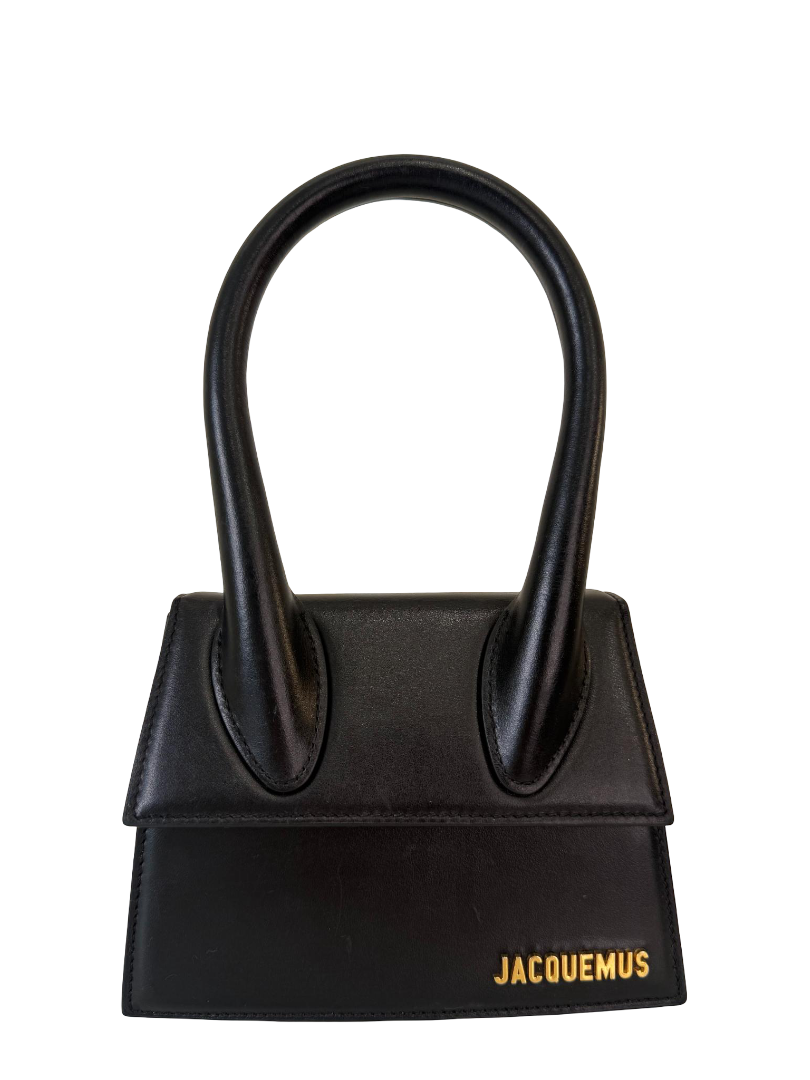 Jacquemus Le Chiquito Medium Black Leather Handbag (2)