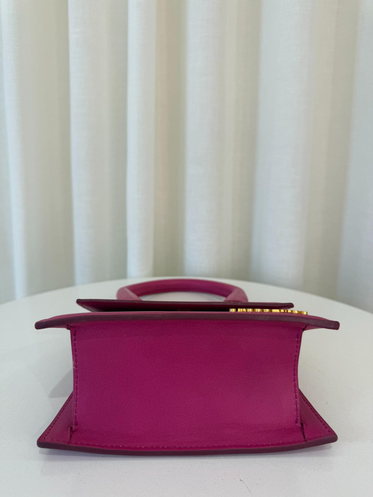 Jacquemus Le Chiquito Medium Pink Leather Handbag