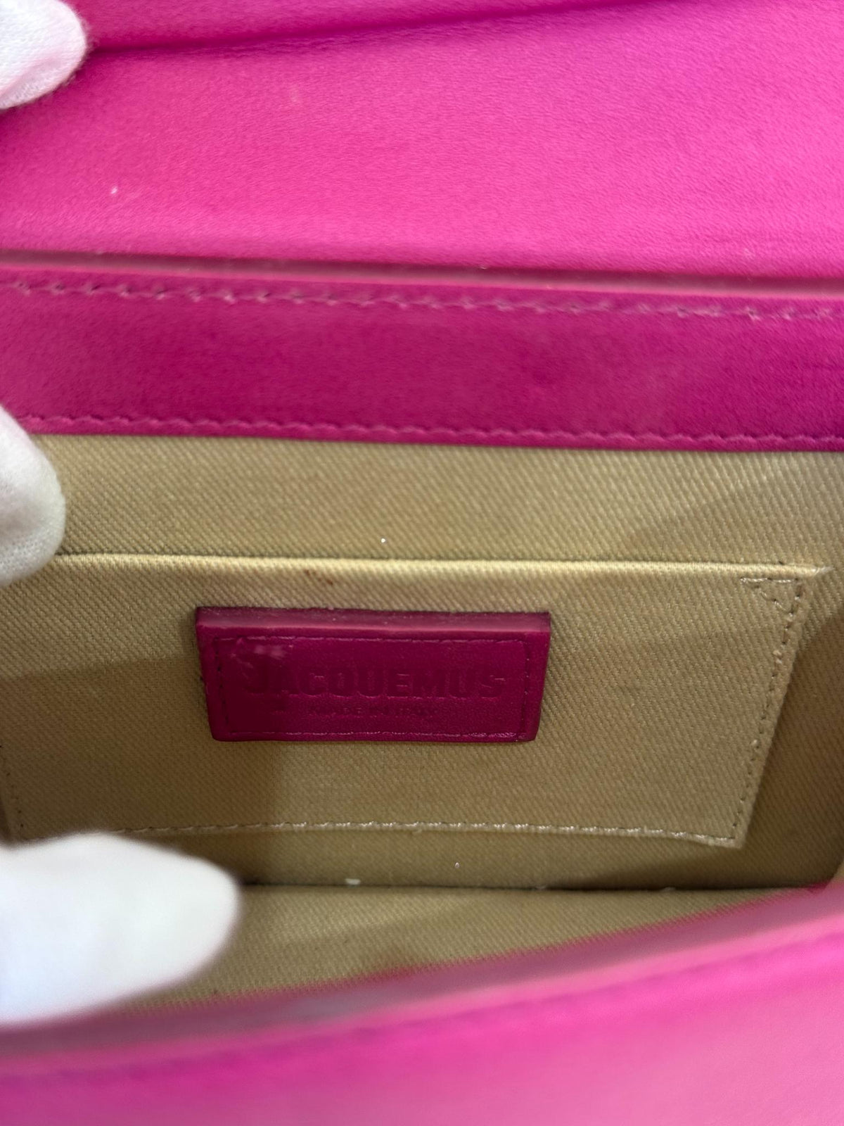 Jacquemus Le Chiquito Medium Pink Leather Handbag