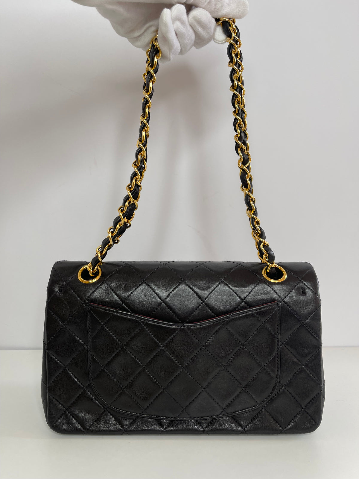Chanel Classic Double Flap Small Black Lambskin Gold Hardware