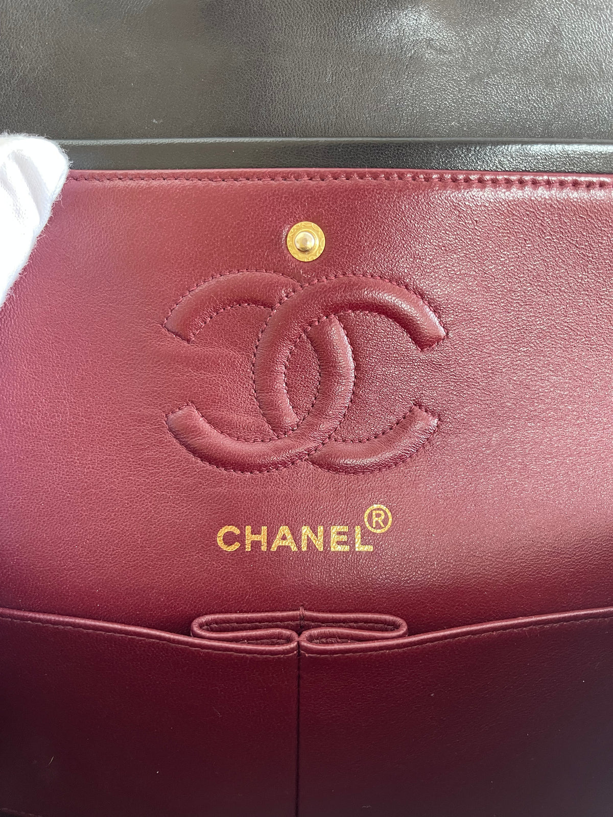 Chanel Classic Double Flap Small Black Lambskin Gold Hardware