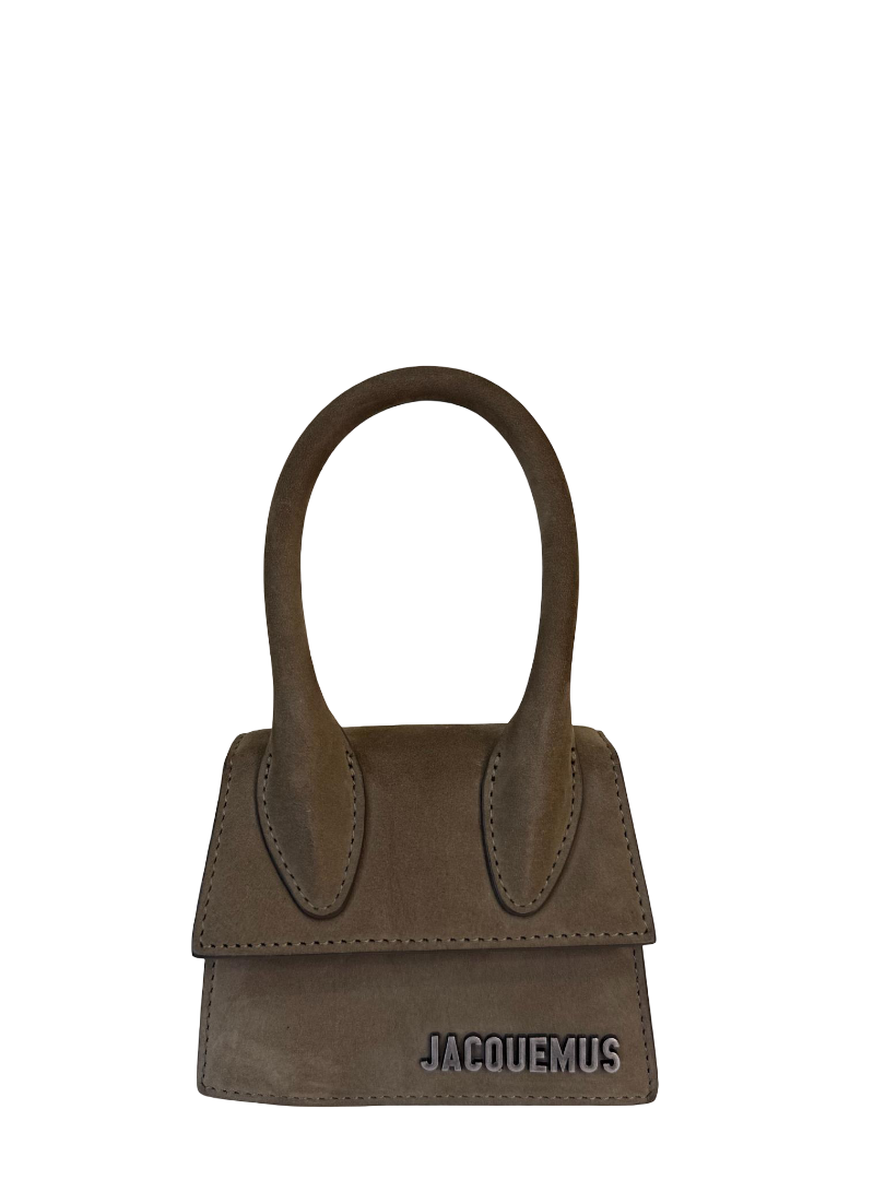 Jacquemus Le Chiquito Mini Olive Green Nubuck Leather Bag