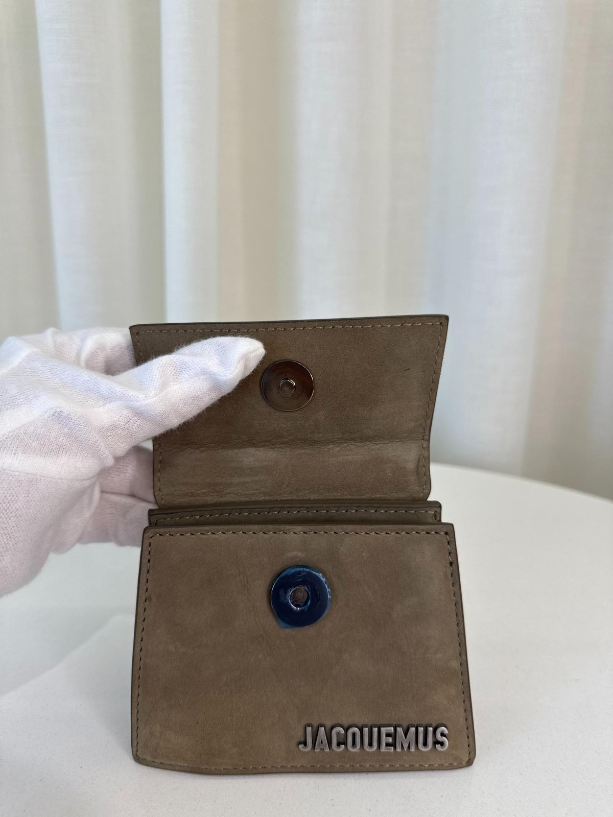 Jacquemus Le Chiquito Mini Olive Green Nubuck Leather Bag