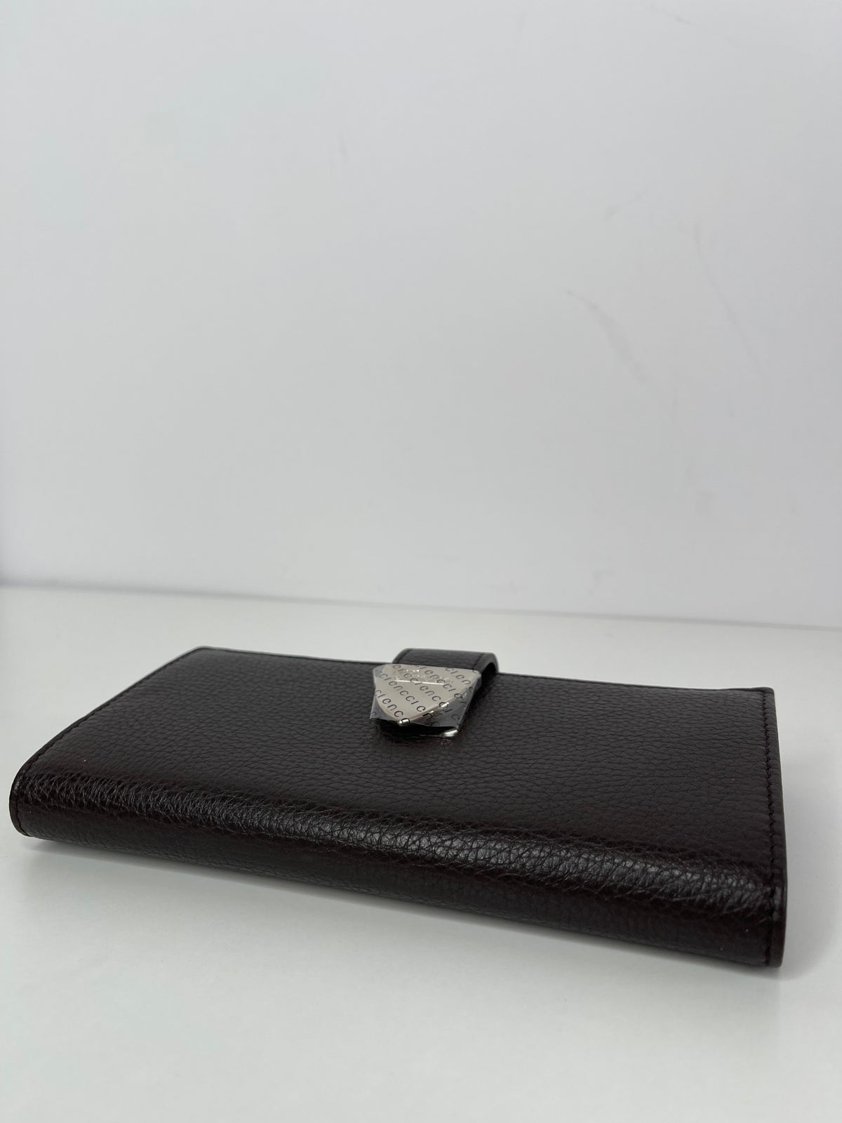 Gucci Dark Brown Leather Continental Wallet
