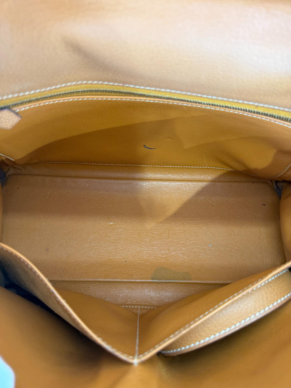 Hermès Kelly 32 Natural Vache Liégée Retourne GHW